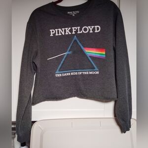 Pink Floyd The Dark Side Of The Moon Cropped Sweater
